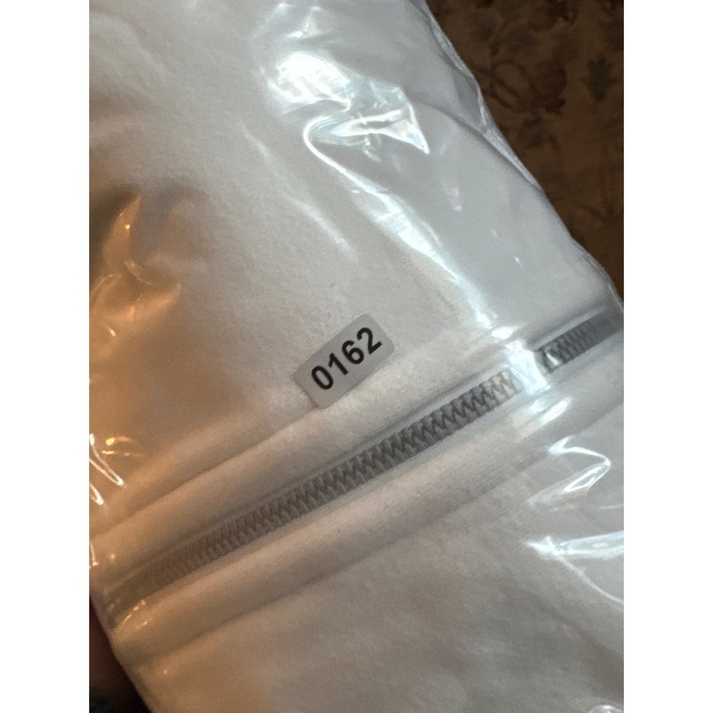 Lululemon Scuba Full Zip Hoodie Women's 6 White Thumbholes Fleece Athletic Read - Picture 8 of 8